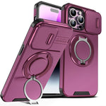 Custodia per telefono con supporto ad anello scorrevole Camshield, For iPhone 14 Pro Max, For iPhone 13 Pro Max, For iPhone 13 Pro
