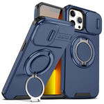 Custodia per telefono con supporto ad anello scorrevole Camshield, For iPhone 14 Pro Max, For iPhone 13 Pro Max, For iPhone 13 Pro