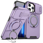 Custodia per telefono con supporto ad anello scorrevole Camshield, For iPhone 14 Pro Max, For iPhone 13 Pro Max, For iPhone 13 Pro