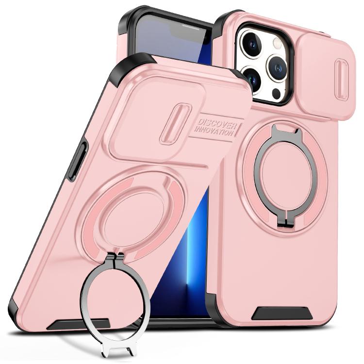 Custodia per telefono con supporto ad anello scorrevole Camshield, For iPhone 14 Pro Max, For iPhone 13 Pro Max, For iPhone 13 Pro