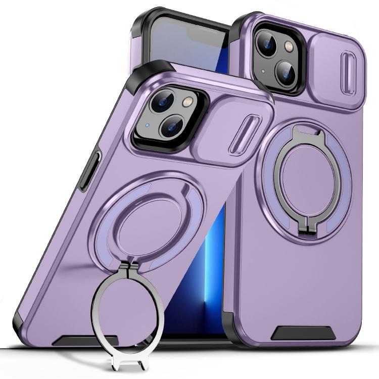 Custodia per telefono con supporto ad anello scorrevole Camshield, For iPhone 13, For iPhone 12, For iPhone 12 Pro Max