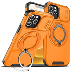 Custodia per telefono con supporto ad anello scorrevole Camshield, For iPhone 13, For iPhone 12, For iPhone 12 Pro Max