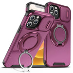 Custodia per telefono con supporto ad anello scorrevole Camshield, For iPhone 13, For iPhone 12, For iPhone 12 Pro Max