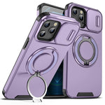 Custodia per telefono con supporto ad anello scorrevole Camshield, For iPhone 13, For iPhone 12, For iPhone 12 Pro Max