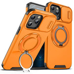 Custodia per telefono con supporto ad anello scorrevole Camshield, For iPhone 13, For iPhone 12, For iPhone 12 Pro Max