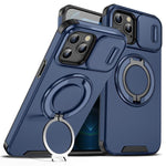 Custodia per telefono con supporto ad anello scorrevole Camshield, For iPhone 13, For iPhone 12, For iPhone 12 Pro Max