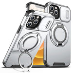 Custodia per telefono con supporto ad anello scorrevole Camshield, For iPhone 12 Pro, For iPhone 11 Pro Max, For iPhone 11