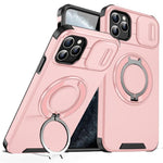 Custodia per telefono con supporto ad anello scorrevole Camshield, For iPhone 12 Pro, For iPhone 11 Pro Max, For iPhone 11