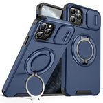 Custodia per telefono con supporto ad anello scorrevole Camshield, For iPhone 12 Pro, For iPhone 11 Pro Max, For iPhone 11