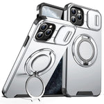Custodia per telefono con supporto ad anello scorrevole Camshield, For iPhone 12 Pro, For iPhone 11 Pro Max, For iPhone 11