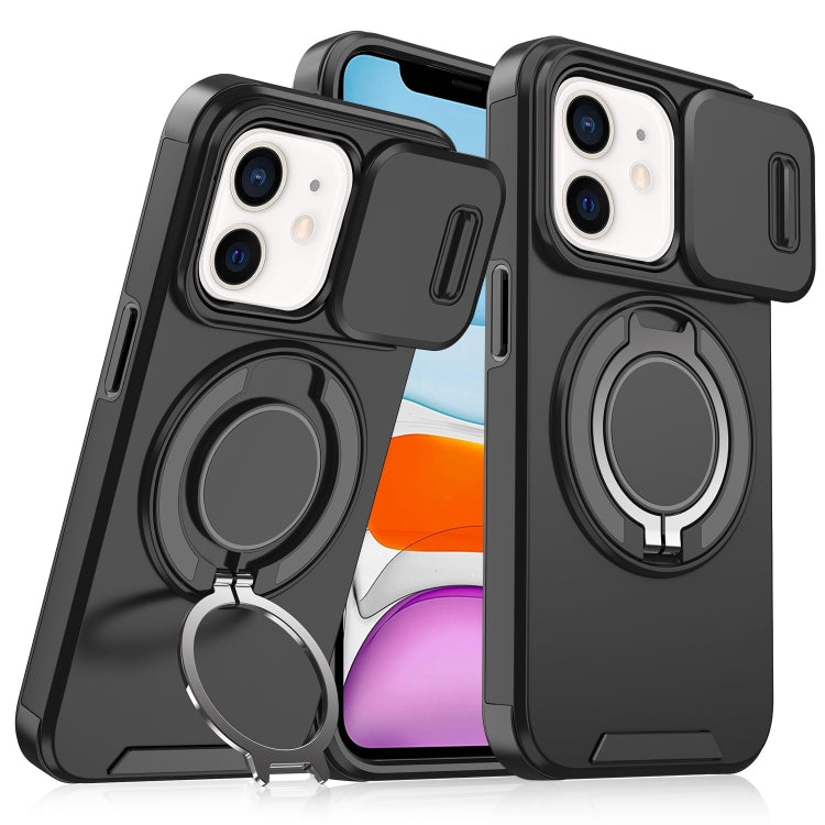 Custodia per telefono con supporto ad anello scorrevole Camshield, For iPhone 12 Pro, For iPhone 11 Pro Max, For iPhone 11