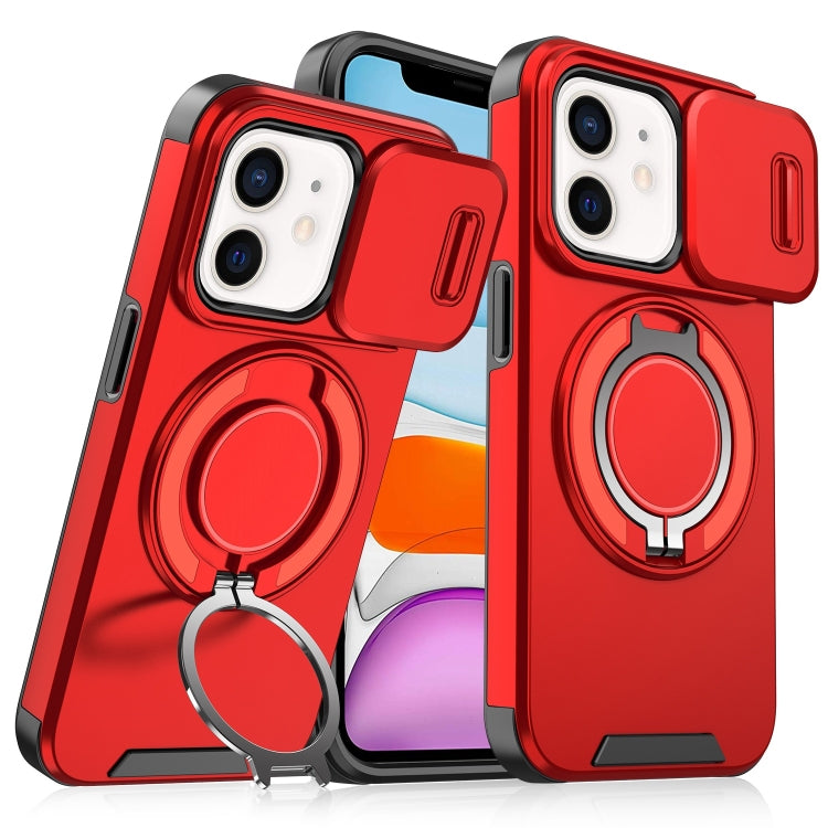 Custodia per telefono con supporto ad anello scorrevole Camshield, For iPhone 12 Pro, For iPhone 11 Pro Max, For iPhone 11
