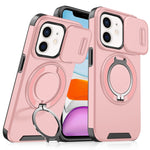Custodia per telefono con supporto ad anello scorrevole Camshield, For iPhone 12 Pro, For iPhone 11 Pro Max, For iPhone 11