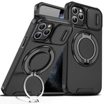 Custodia per telefono con supporto ad anello scorrevole Camshield, For iPhone 11 Pro