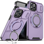 Custodia per telefono con supporto ad anello scorrevole Camshield, For iPhone 11 Pro