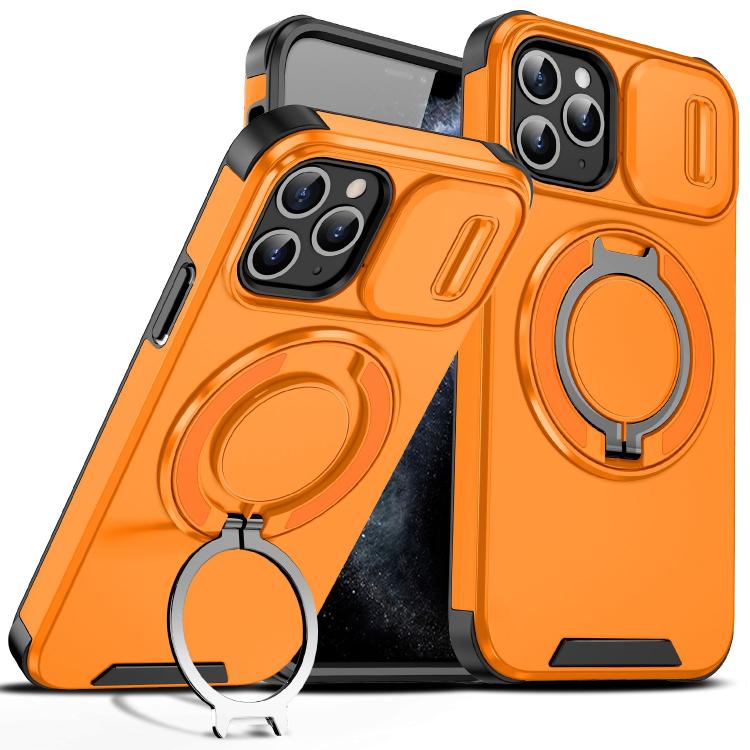 Custodia per telefono con supporto ad anello scorrevole Camshield, For iPhone 11 Pro