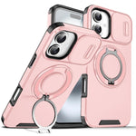 Custodia per telefono con supporto ad anello scorrevole Camshield, For iPhone 16 Plus, For iPhone 16, For iPhone 15 Pro Max