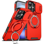 Custodia per telefono con supporto ad anello scorrevole Camshield, For iPhone 16 Plus, For iPhone 16, For iPhone 15 Pro Max