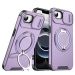 Custodia per telefono con supporto ad anello scorrevole Camshield, For iPhone 17e / 16e, For iPhone 16 Pro Max, For iPhone 16 Pro