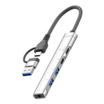 Adattatore HUB multifunzione 5 in 2 USB-C e USB-A