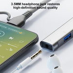 Adattatore HUB multifunzione 5 in 2 USB-C e USB-A