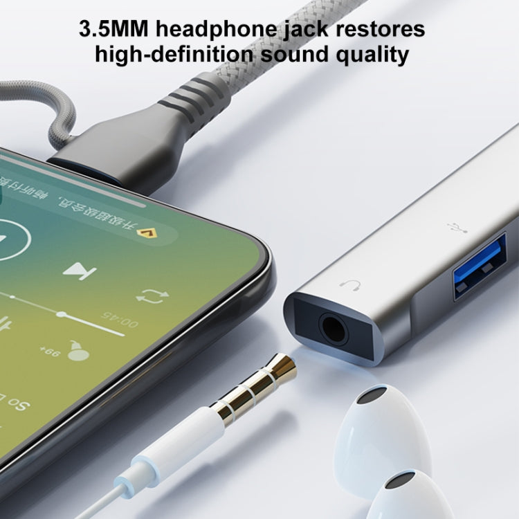 Adattatore HUB multifunzione 5 in 2 USB-C e USB-A