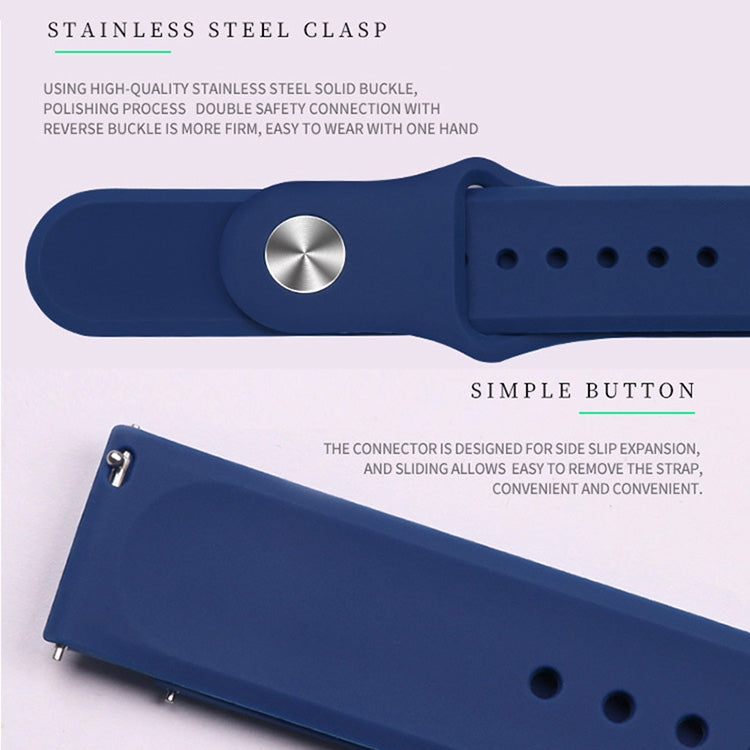 Per cinturino di ricambio in silicone Huami Amazfit GTS, 22mm