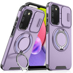 Custodia per telefono con supporto ad anello scorrevole Camshield, For Samsung Galaxy A03s