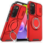Custodia per telefono con supporto ad anello scorrevole Camshield, For Samsung Galaxy A03s