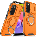 Custodia per telefono con supporto ad anello scorrevole Camshield, For Samsung Galaxy A03s