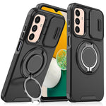Custodia per telefono con supporto ad anello scorrevole Camshield, For Samsung Galaxy A23 5G, For Samsung Galaxy A14 4G / 5G, For Samsung Galaxy A54 5G, For Samsung Galaxy A13 5G