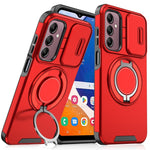 Custodia per telefono con supporto ad anello scorrevole Camshield, For Samsung Galaxy A23 5G, For Samsung Galaxy A14 4G / 5G, For Samsung Galaxy A54 5G, For Samsung Galaxy A13 5G