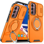 Custodia per telefono con supporto ad anello scorrevole Camshield, For Samsung Galaxy A23 5G, For Samsung Galaxy A14 4G / 5G, For Samsung Galaxy A54 5G, For Samsung Galaxy A13 5G