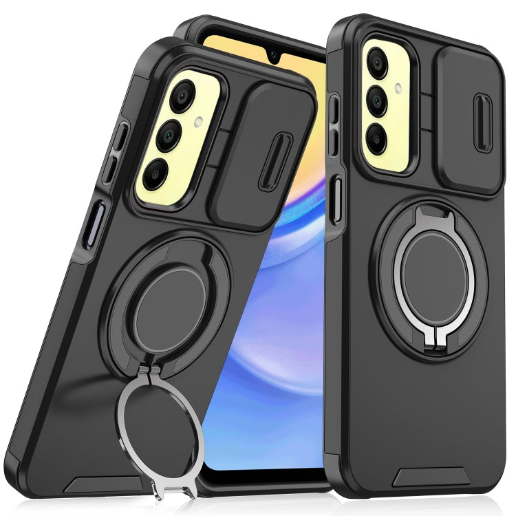 Custodia per telefono con supporto ad anello scorrevole Camshield, For Samsung Galaxy A55 5G, For Samsung Galaxy A35 5G, For Samsung Galaxy A15, For Samsung Galaxy A25 5G Global