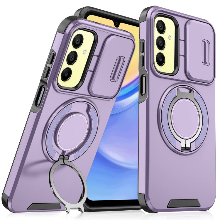 Custodia per telefono con supporto ad anello scorrevole Camshield, For Samsung Galaxy A55 5G, For Samsung Galaxy A35 5G, For Samsung Galaxy A15, For Samsung Galaxy A25 5G Global
