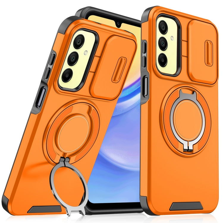 Custodia per telefono con supporto ad anello scorrevole Camshield, For Samsung Galaxy A55 5G, For Samsung Galaxy A35 5G, For Samsung Galaxy A15, For Samsung Galaxy A25 5G Global