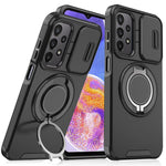 Custodia per telefono con supporto ad anello scorrevole Camshield, For Samsung Galaxy A23 5G, For Samsung Galaxy A14 4G / 5G, For Samsung Galaxy A54 5G, For Samsung Galaxy A13 5G