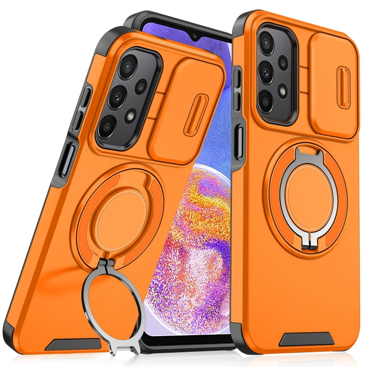 Custodia per telefono con supporto ad anello scorrevole Camshield, For Samsung Galaxy A23 5G, For Samsung Galaxy A14 4G / 5G, For Samsung Galaxy A54 5G, For Samsung Galaxy A13 5G