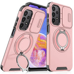 Custodia per telefono con supporto ad anello scorrevole Camshield, For Samsung Galaxy A23 5G, For Samsung Galaxy A14 4G / 5G, For Samsung Galaxy A54 5G, For Samsung Galaxy A13 5G