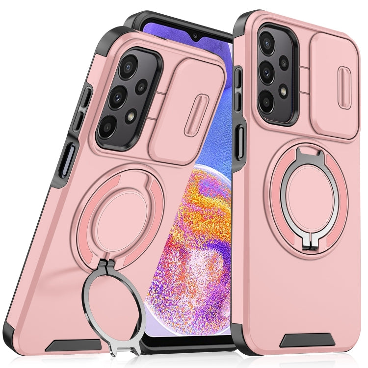 Custodia per telefono con supporto ad anello scorrevole Camshield, For Samsung Galaxy A23 5G, For Samsung Galaxy A14 4G / 5G, For Samsung Galaxy A54 5G, For Samsung Galaxy A13 5G