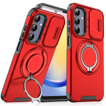 Custodia per telefono con supporto ad anello scorrevole Camshield, For Samsung Galaxy A55 5G, For Samsung Galaxy A35 5G, For Samsung Galaxy A15, For Samsung Galaxy A25 5G Global