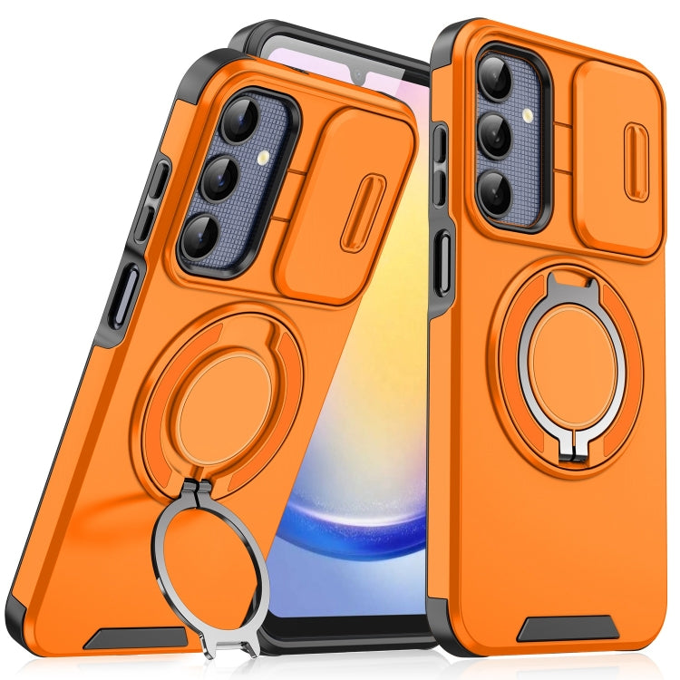 Custodia per telefono con supporto ad anello scorrevole Camshield, For Samsung Galaxy A55 5G, For Samsung Galaxy A35 5G, For Samsung Galaxy A15, For Samsung Galaxy A25 5G Global