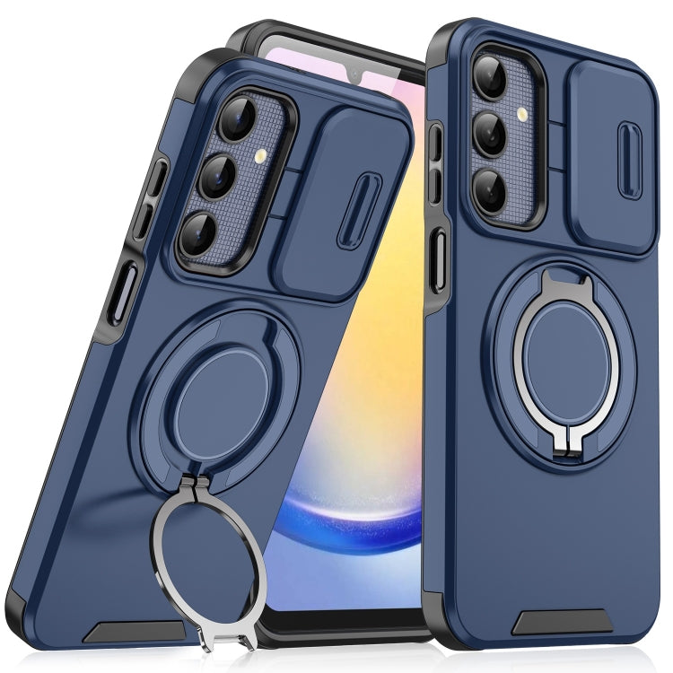 Custodia per telefono con supporto ad anello scorrevole Camshield, For Samsung Galaxy A55 5G, For Samsung Galaxy A35 5G, For Samsung Galaxy A15, For Samsung Galaxy A25 5G Global