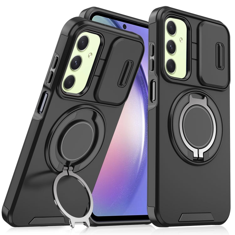 Custodia per telefono con supporto ad anello scorrevole Camshield, For Samsung Galaxy A23 5G, For Samsung Galaxy A14 4G / 5G, For Samsung Galaxy A54 5G, For Samsung Galaxy A13 5G
