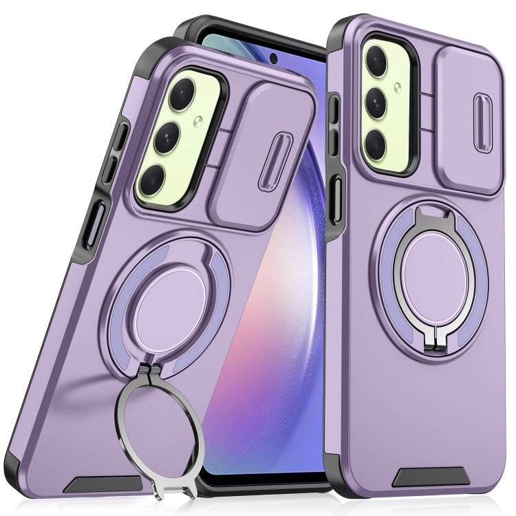 Custodia per telefono con supporto ad anello scorrevole Camshield, For Samsung Galaxy A23 5G, For Samsung Galaxy A14 4G / 5G, For Samsung Galaxy A54 5G, For Samsung Galaxy A13 5G