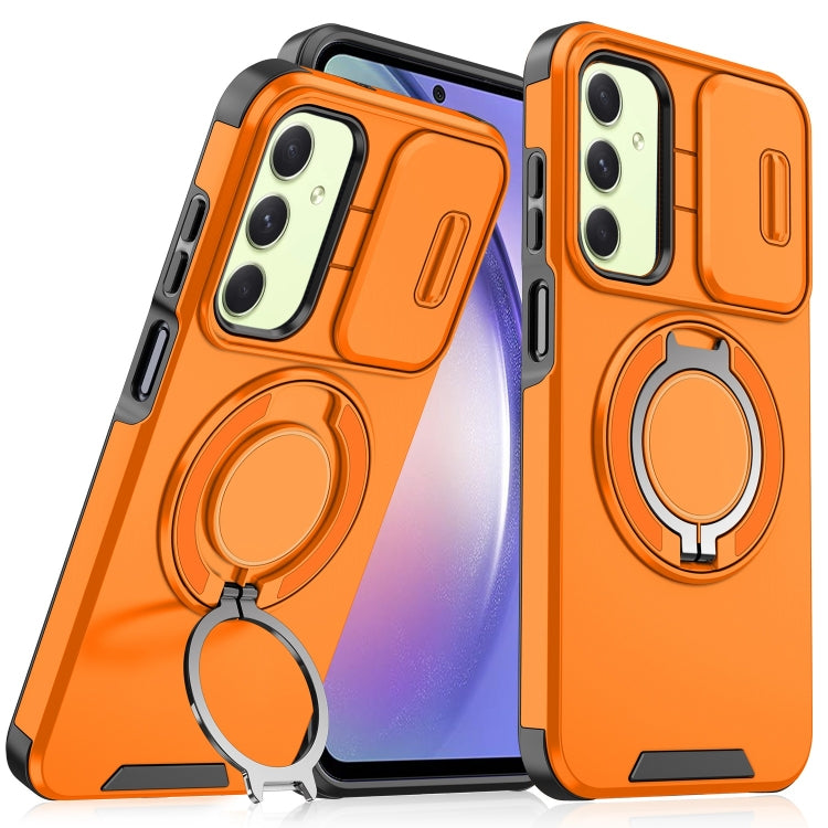 Custodia per telefono con supporto ad anello scorrevole Camshield, For Samsung Galaxy A23 5G, For Samsung Galaxy A14 4G / 5G, For Samsung Galaxy A54 5G, For Samsung Galaxy A13 5G