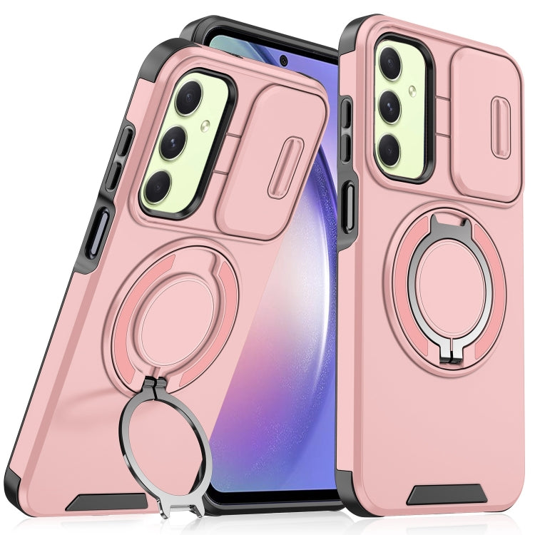 Custodia per telefono con supporto ad anello scorrevole Camshield, For Samsung Galaxy A23 5G, For Samsung Galaxy A14 4G / 5G, For Samsung Galaxy A54 5G, For Samsung Galaxy A13 5G
