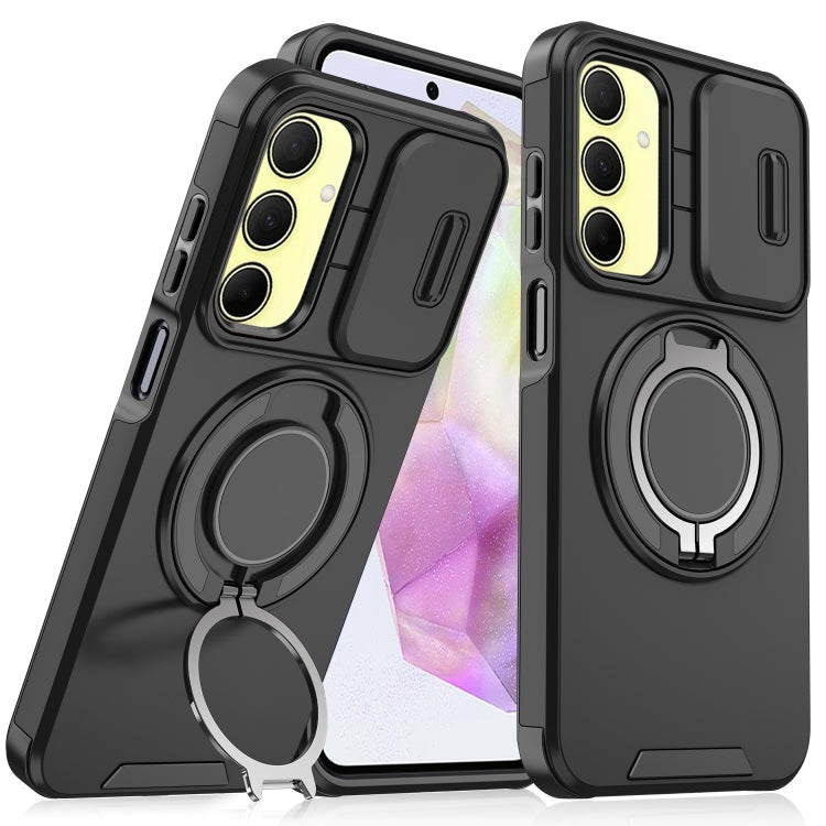 Custodia per telefono con supporto ad anello scorrevole Camshield, For Samsung Galaxy A55 5G, For Samsung Galaxy A35 5G, For Samsung Galaxy A15, For Samsung Galaxy A25 5G Global