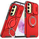 Custodia per telefono con supporto ad anello scorrevole Camshield, For Samsung Galaxy A55 5G, For Samsung Galaxy A35 5G, For Samsung Galaxy A15, For Samsung Galaxy A25 5G Global