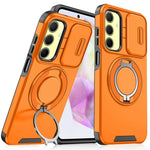 Custodia per telefono con supporto ad anello scorrevole Camshield, For Samsung Galaxy A55 5G, For Samsung Galaxy A35 5G, For Samsung Galaxy A15, For Samsung Galaxy A25 5G Global